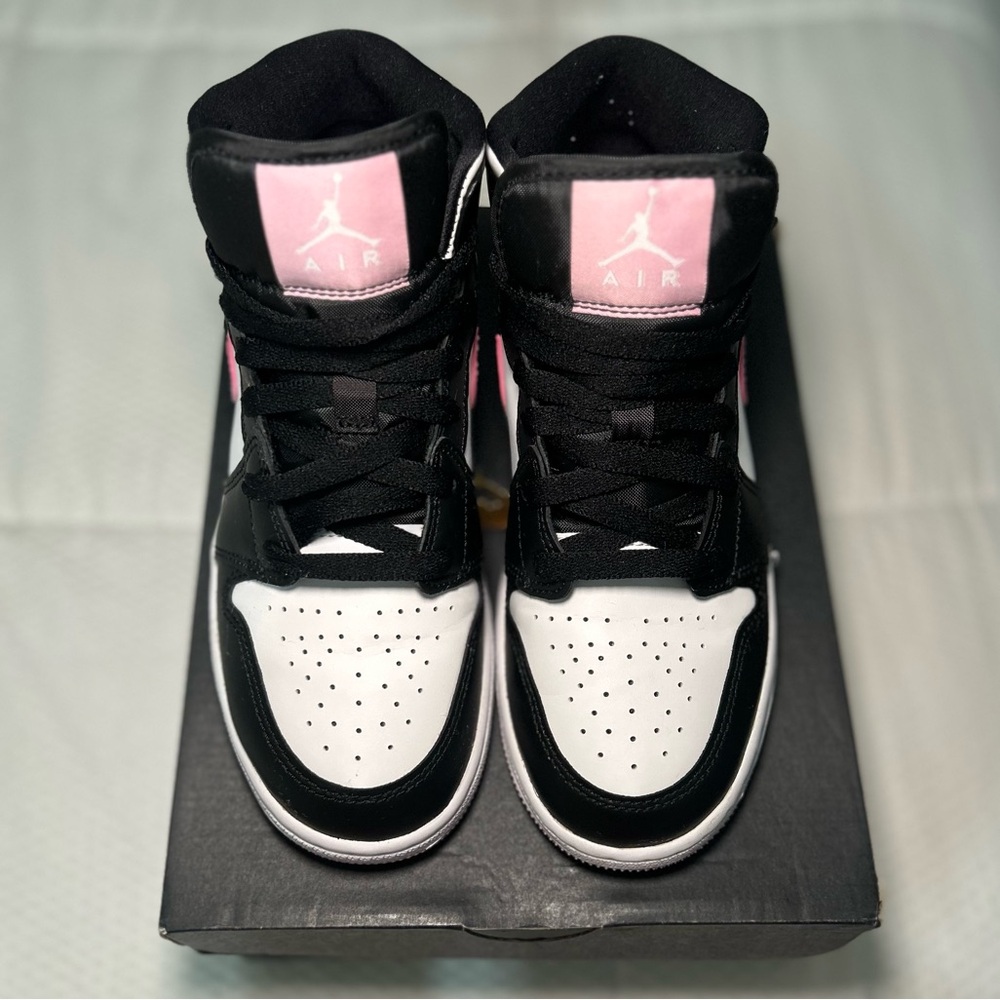 Air Jordan 1 Mid GS White Light Arctic Pink - Picture 5 of 9
